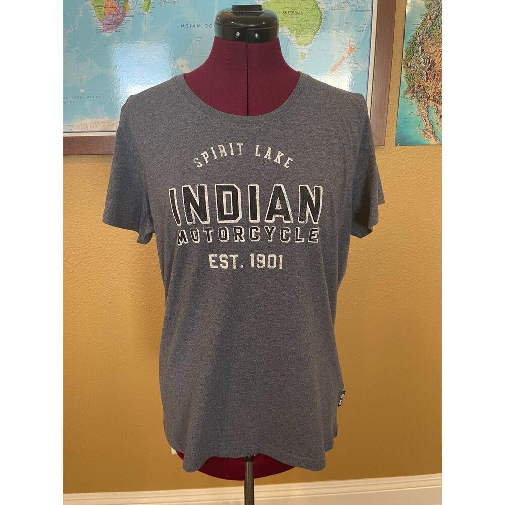 Indian Motorcycle Woman's Spirit Lake Heathered Blue